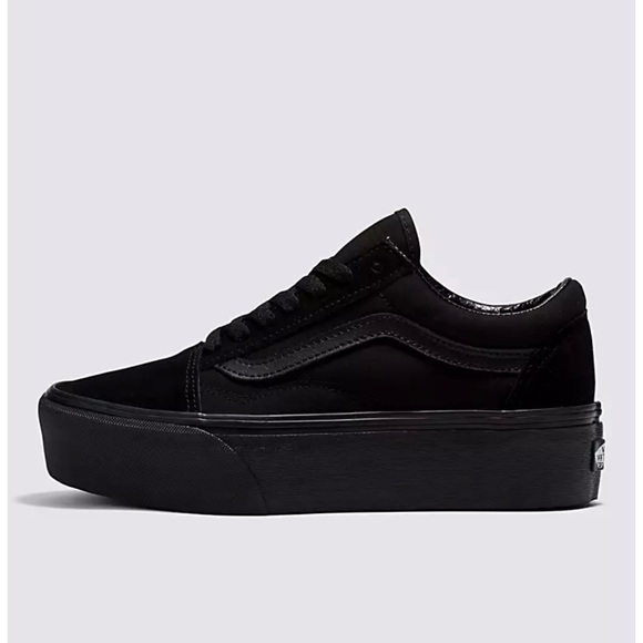 Vans Old Skool Stackform Platform Women's Black Sneakers. - Picture 2 of 11